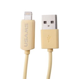 Usamsuline 黄色发光数据线 为苹果设备增添一抹亮色